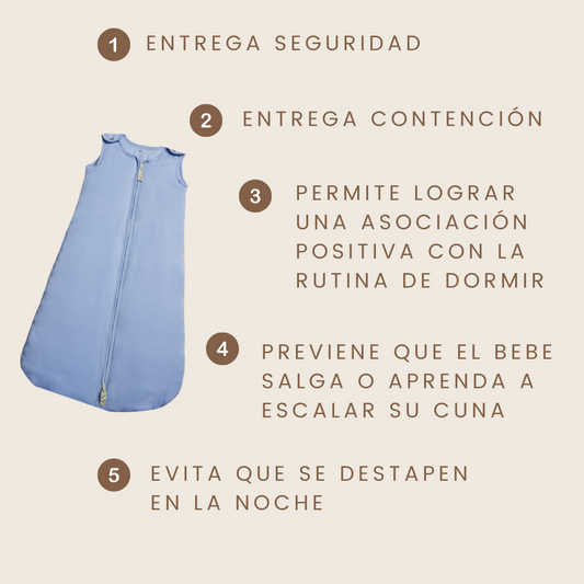 BENEFICIOS DE INTRODUCIR EL SACO DE DORMIR EN LA RUTINA DE TU BEBÉ