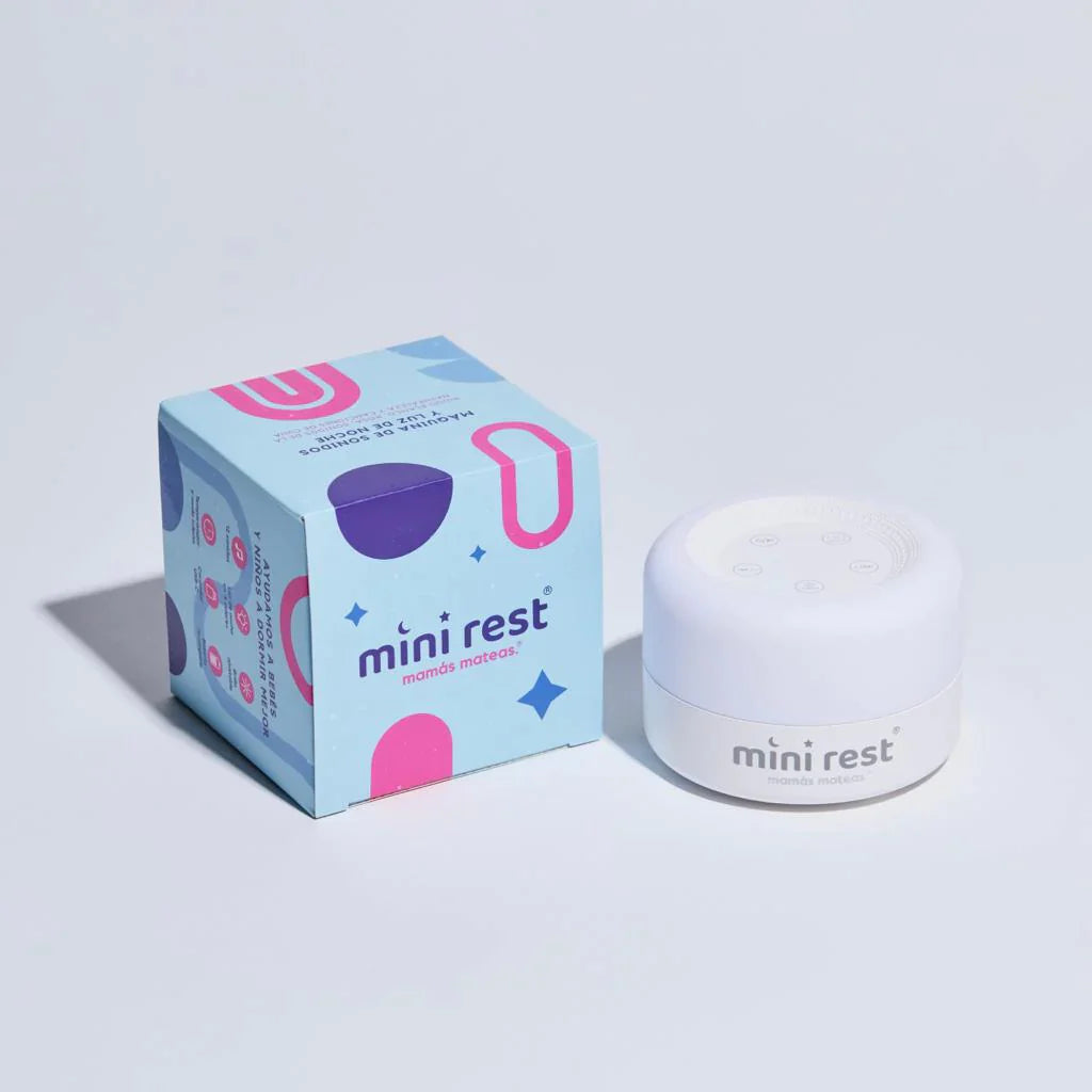 MINI REST® MÁQUINA DE SONIDOS, RUIDO BLANCO Y LUZ DE NOCHE